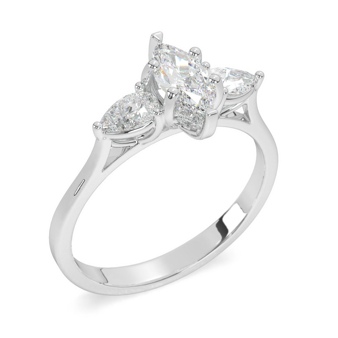 Benoîte <br> Marquise Trilogy Ring