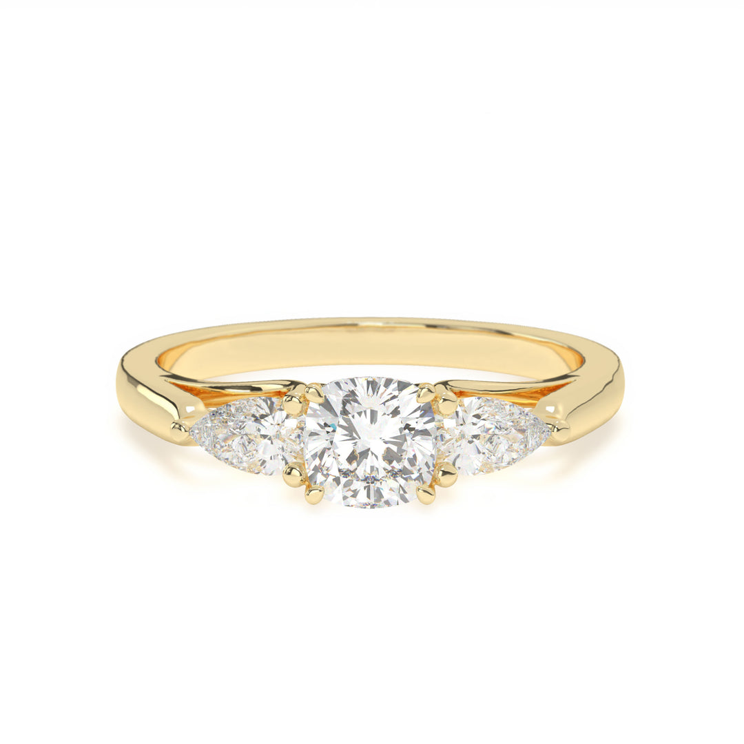 Ella  Pear Trilogy Ring
