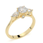 Load image into Gallery viewer, Éléanor - Brilliant round trilogy ring