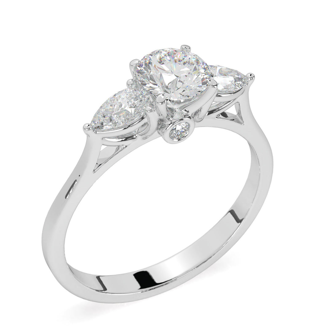 Ã‰lÃ©anor  Brilliant Round Trilogy Ring