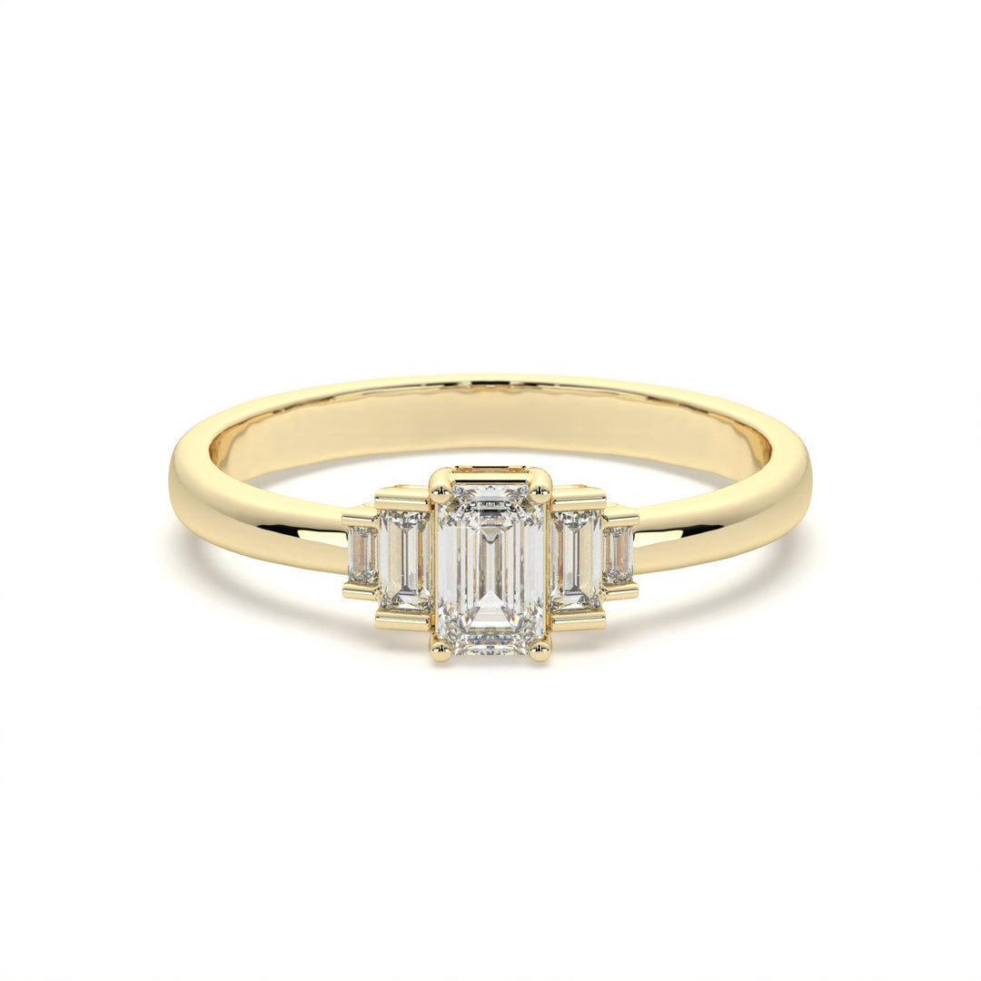 Christiane <br> Emerald-cut Baguette Trilogy