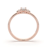 Load image into Gallery viewer, Christiane - Emerald-cut baguette trilogy