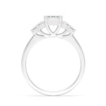 Load image into Gallery viewer, Chiara - Vintage-Inspired Emerald Diamond Ring