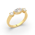 Load image into Gallery viewer, Alessia - Marquise Diamond Three-Stone Ring