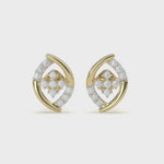 Load and play video in Gallery viewer, Inès - Celestial Diamond Stud Earrings