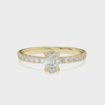 Load and play video in Gallery viewer, Anna - Oval Solitaire with Hidden Halo and Pavé