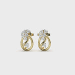 Load and play video in Gallery viewer, Haydée - Elegant Diamond Studded Earrings