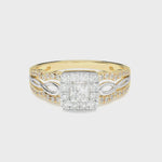 Load and play video in Gallery viewer, Zoé - Princess Halo with Pavé