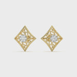 Load and play video in Gallery viewer, Désirée - Intricate Diamond Lattice Studs